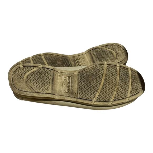 Sperry Top Sider Billfish 3 Eye Boat Shoes Men's Size 13M Tan Leather Slip On - Picture 8 of 8